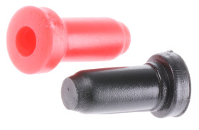 Adapter z wtykiem bananowym typ Wtyk bananowy Czerwony/czarny RS PRO