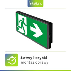 Oprawa ewakuacyjna/awaryjna VELLA SO 150 M 3H AT IP65 BLK + (VD3, VD4, VD5) / 93622