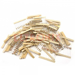 ZESTAW REZYSTORÓW 0,25W 640SZT 64 WARTOŚCI PO 10ST