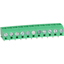 TruConnect 213987 5mm Standard Profile 90 Degree 11 Way Terminal Block