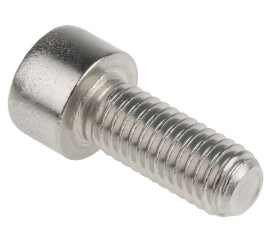Śruba imbusowa M8 długość 20mm Nakrętka, gniazdo sześciokątne Stal nierdzewna RS PRO