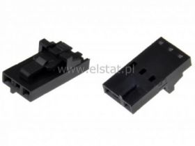 HZ 03 gniazda jednorzęd z zatrzas. do przew. 2,54
