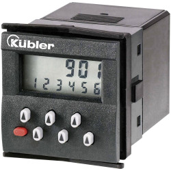 K&#xFC;bler 294303 Type 901 Pulse/Time Counter LCD Display 12-250V AC/DC