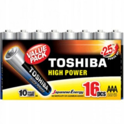 Bateria alkaliczna LR03 / AAA 1,5V HIGH POWER /16szt./