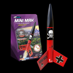ESTES Mini Der Red Max™ Launch Set Rocket-Building Kit, Intermediate M