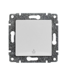 VENA biały Przycisk światło b/r 510413 KOS