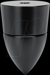 207657 Sub-watt device and speaker feet, set of 4, black