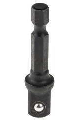 Nasadka, Chromowane, Stal chromowo-molibdenowa, rozm: 3/8 cala, typ: Kwadratowy, Przejściówka, dł: 50 mm