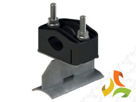 Uchwyt kablowy U2 średnica kabla 45-75 mm na słup wirowy U203 ALPAR