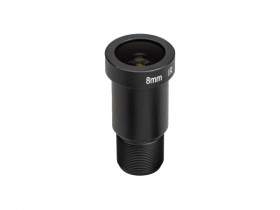12MP, 8mm lens for Raspberry Pi Camera Sensor - M12-mount, 12 million pixel, 8mm focal length