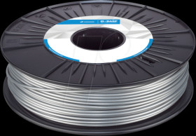 PLA-0021A075 PLA Filament - silver - 1.75 mm - 750 g