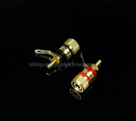 Gniazdo głośnikowe do chassis GG-03-K Gold Vocant