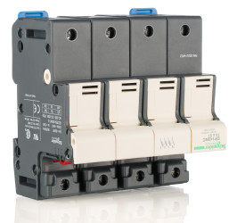 Uchwyt bezpiecznikowy montowany na szynie Mocowanie szynowe rozmiar: 14 x 51mm 50A 690V ac Schneider Electric