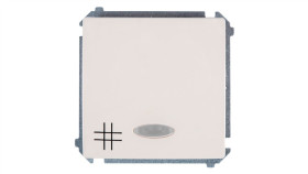 Simon Basic Łącznik Krzyżowy Z Podświetleniem, Szybkozłącza, Beżowy Bmw7l.01/12