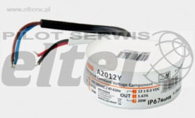 Zasilacz dopuszkowy 12V 1,67A 20W IP67