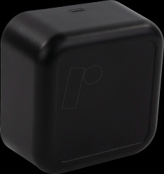 CBRS03SBK Sensor Enclosure,51x51x25,5mm,solid,black