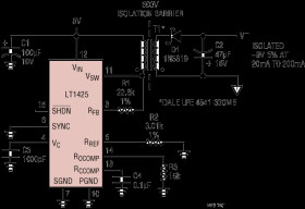 Isolated Flyback Switching Regulators