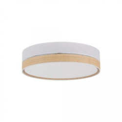 Lampa sufitowa plafon styl boho 45cm średnicy PAGLIA NEW WHITE 4xE27 4764 TK Lighting