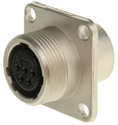 Złącze wielostykowe przemysłowe 5-pinowe, panelowe Gniazdo Hirose