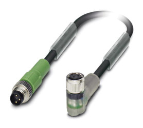 Przewód czujnik-siłownik Złącze A M8 liczba rdzeni 3 długość 300mm Rodzaj A Męskie Złącze B M8