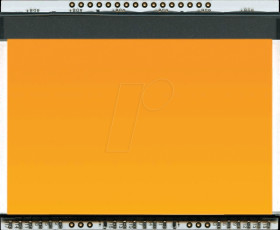 EA LED78X64-A LED illumination for EA DOGXL160-7, 73 x 47 mm, amber