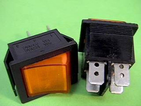 Przełącznik MK-621 KCD2-201N 230V AC podświetlany ON-OFF