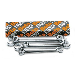 Zestaw kluczy płasko-oczkowych Zestaw kluczy oczkowych BETA 8 x 10 → 30 x 32 mm 10 szt. Chromowo-wanadowy