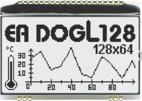 Wyświetlacz LCD DISPLAY VISIONS EADOGL128W-6 (S x W x G) 68 x 51 x 2.8 mm