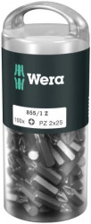 Bity 855/1 Z DIY 100, PZ 2 x 25 mm, 100 części, WERA 05072444001