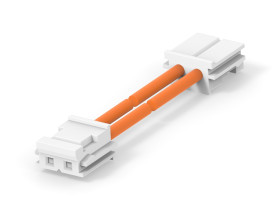 Kabel przewód-płytka, 300 V, raster: 2.5mm, 300mm, Pomarańczowy