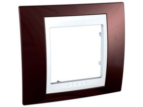 UNICA PLUS Ramka 1 pojedyncza lazur karminowy MGU6.002.851 SCHNEIDER ELECTRIC