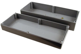 Obudowa Poliester wzmacniany włóknem szklanym szerokość zew. 250 mm długość zew. 600 mm wys. zew. 160 mm Hammond