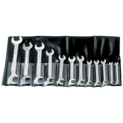 Bahco 1931Z/12T Double Open-End Spanner Set 12pc Sizes 1/2&quot;-11/32&quot;