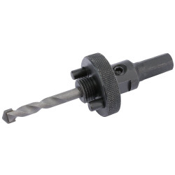 Draper Expert 35345 7/16&quot; Carbide Grit Arbor for 32-150mm Hole Saws