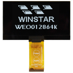 Winstar WEO012864KWAP3N00001 OLED COG 128x64 White/Black 2.7&quot; Antiglare
