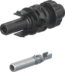 Gniazdo MC4 EVO2 panelowe złącze żeńskie 4/6mm² (PV-ADB4-EVO-2A/6)