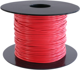 PVC-automotive cable, FLRY-B, 1.0 mm², 32 x 0.21 mm, red, outer Ø 2.1 mm, FLRY-B 1,0 RT