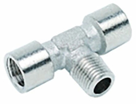 Złączka wtykowa typu T, 1/4cal, 100 barów, RS PRO 176-1066 /10szt./