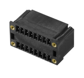 Wtyk PCB 16-pinowe 2-rzędowe raster: 3.81mm Weidmuller Męski