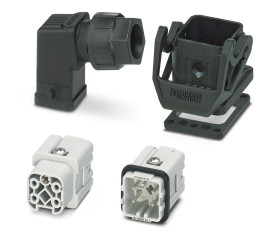 Zestaw złączy dużej mocy 4-pinowe Phoenix Contact 10A Żeńskie, męskie