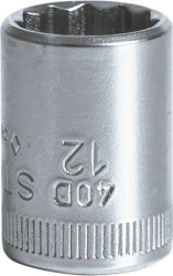 Stahlwille 40 D 12 01030012 Podwójny sześciokąt Nasadka 12 mm 1/4" (6,3 mm)