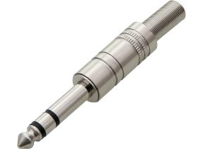 Wtyk jack 6.3 stereo metal