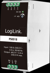 PS0018 Hutschienen-Netzteil, 240 W, 48 V, 5,0 A
