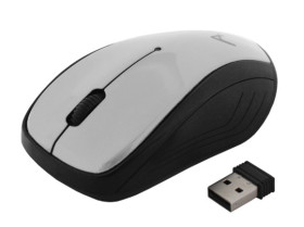 MYSZ ART BEZPRZ.-OPT.USB AM-92B SREBRNA