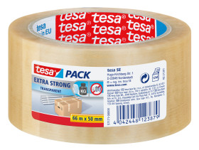 Taśma opakowaniowa szerokość: 50mm Przezroczysty Tesa Guma naturalna