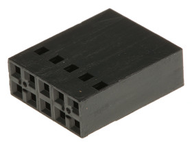 Obudowa złącza 10-pinowe 2-rzędowe raster: 2.54mm TE Connectivity Żeński Montaż na kablu AMPMODU Short Point Złącze