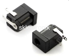 Gniazdo zasilające DC 1,3/4mm do lutowania 4szt
