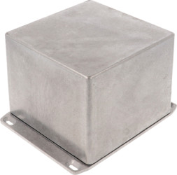 Aluminum die cast enclosure, (L x W x H) 119 x 120 x 94 mm, natural, IP65, 1590WVFL