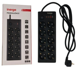 Przedłużacz INERGE 10-gniazdowy 2m ECS-1031PD-02-B