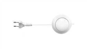 Przewód Przyłączeniowy 300Cm Z Wyłacznikiem Nożnym Biały Sp/Wn3,0(2X0,75)Bia...